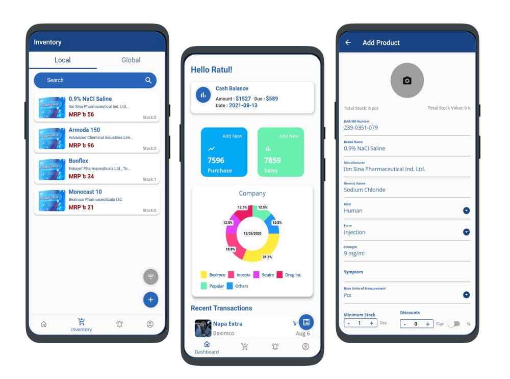 Digital Pharmacy - Inventory Management Flutter App by Devs Core