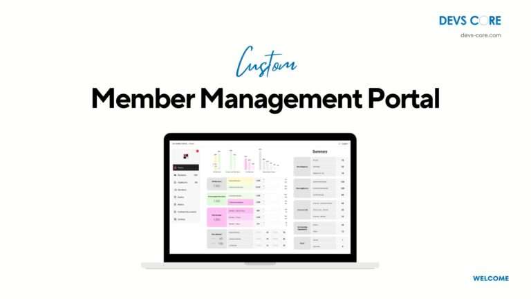 Member Management Portal Development Case Study