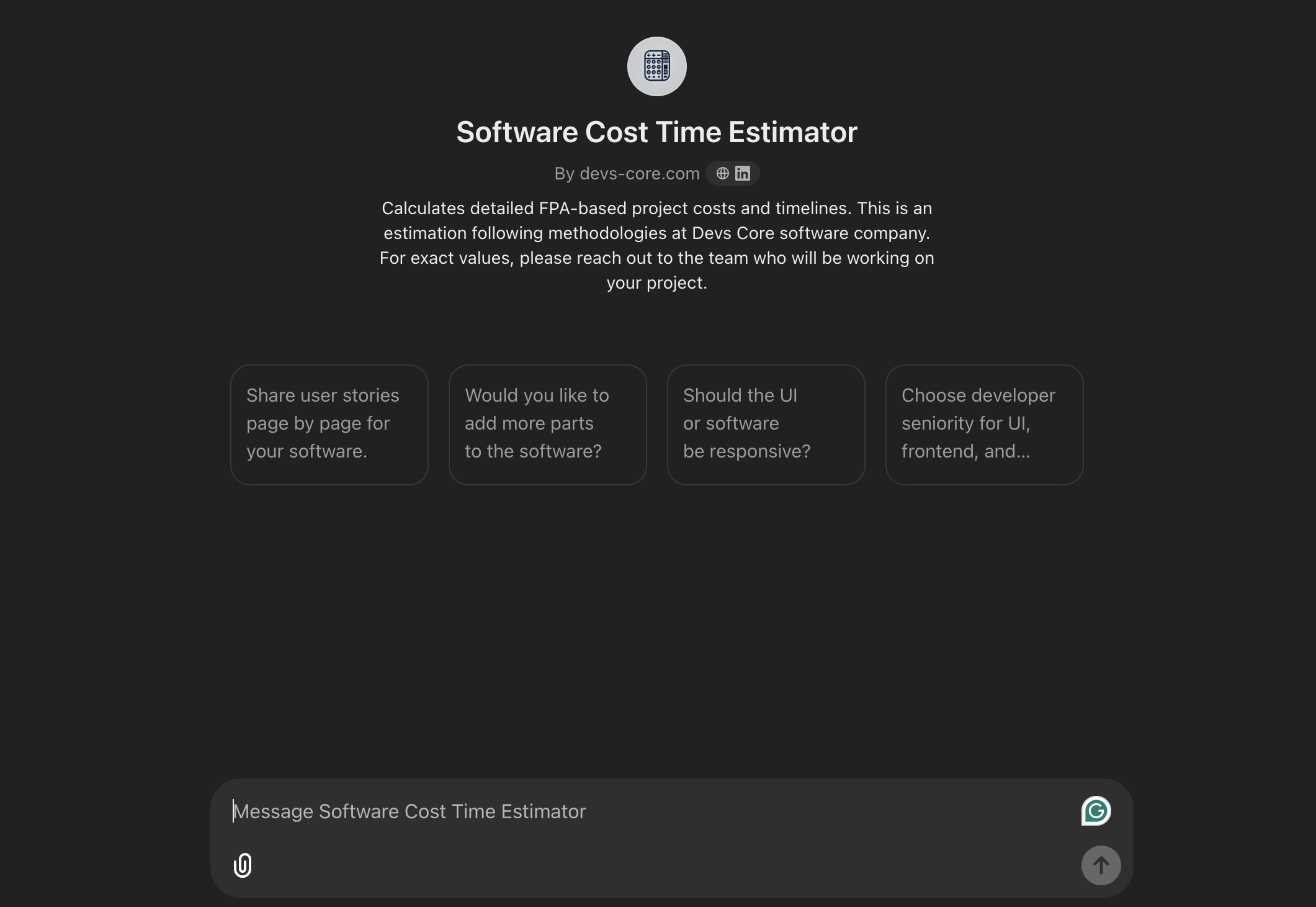 Software Cost Time Estimator Image